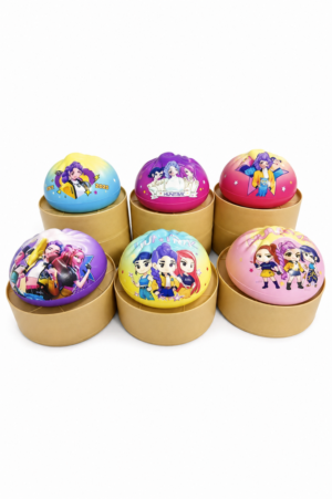 Squishy World Mystery Bao Bun ΚPop Dumplings Αφρώδες Πολύχρωμο (Τυχαίο Σχέδιο) 1τμχ , 8 εκ
