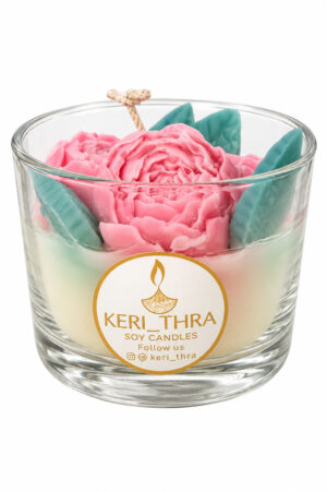Roses | Φυτικό Κερί Σόγιας 220ml | Cherry Blossom